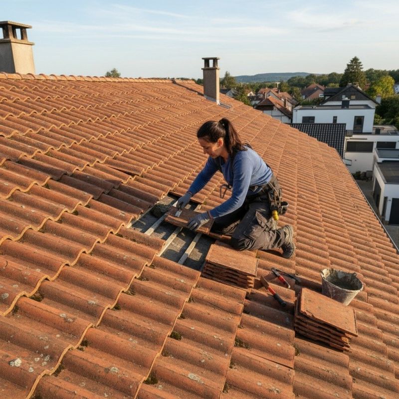 Tile Roof Repair detail